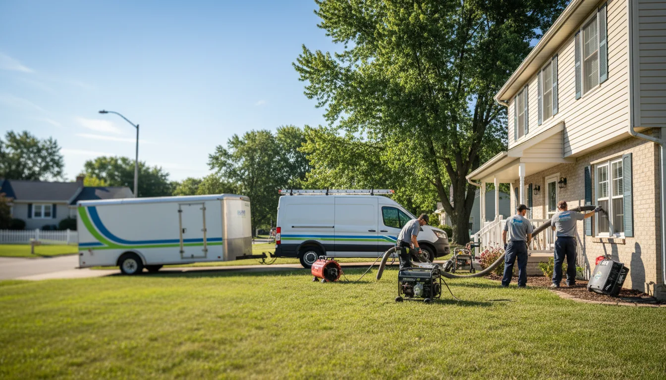 Flooded Basement Restoration And Cleanup With Repair in Dover, MN near me